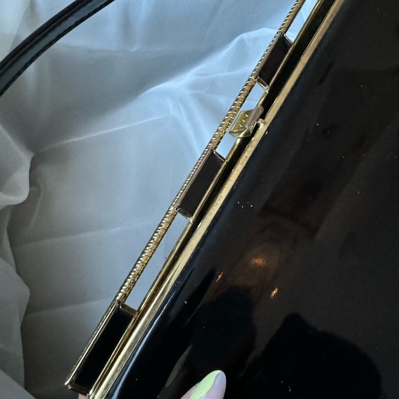 Vintage Jaclyn USA bag with very unique clasp - Picture 4 of 4